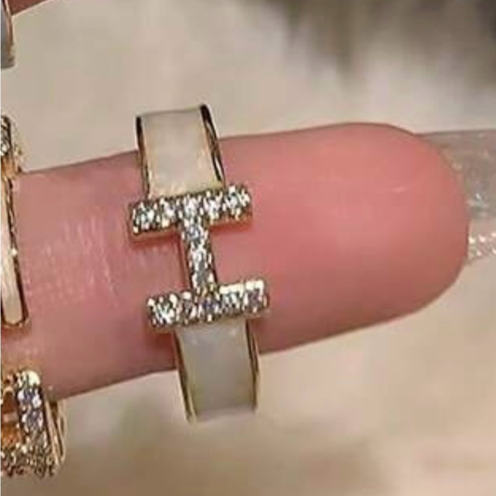 Gold Plated Khaki Women's Ring Adjustable - Picture 2 of 4